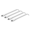 Belkin Kable w oplocie USB-C na USB-C 2.0, 1 m, biały, 2 sztuki (CAB004BT1MWH2PK)