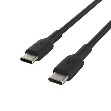 Belkin kabel PCV USB-C / USB-C 2.0, M/M, 2M - czarny (CAB003BT2MBK)