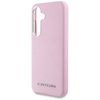 Karl Lagerfeld Saffiano Full Wrapped Elongated Metal Logo MagSafe - Etui do Samsung Galaxy S25 (różowy) (KLHMS25SPSAFWMCP)