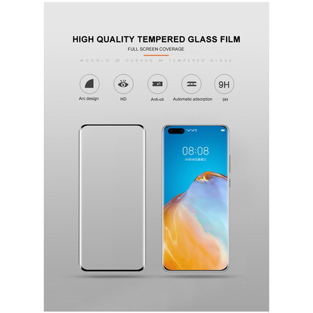 Mocolo 3D Glass Full Glue - Szkło ochronne Huawei P40 Pro (HW4754)