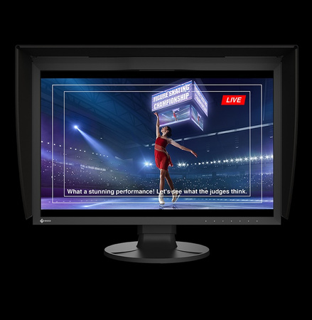 EIZO ColorEdge CG2400SV - monitor 24,1", 1920 x 1200, WUXGA, AdobeRGB 99%, wbudowany kalibrator z złączem BNC (CG2400SV)