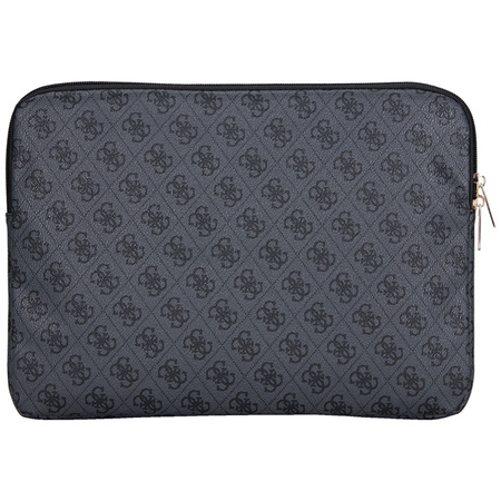 Guess 4G Zipper Pocket Triangle Logo Sleeve - Etui na notebooka 14" (czarny) (GUCS14ZP4DPTK)