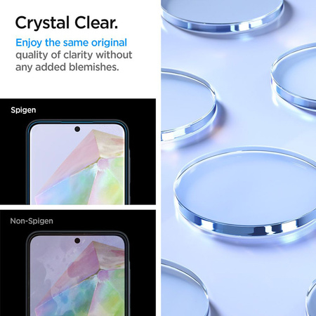Spigen Alm Glas.TR 2-Pack - Szkło hartowane do Samsung Galaxy A35 5G (2 szt.) (Przezroczysty) (AGL07772)