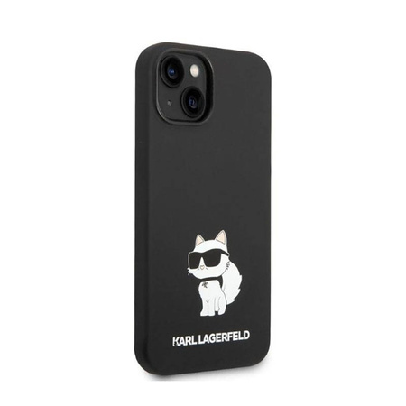 Karl Lagerfeld Silicone NFT Choupette - Etui iPhone 14 Plus (czarny) (KLHCP14MSNCHBCK)