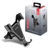 Crong Gravity Auto-Clip Car Holder - Uchwyt samochodowy grawitacyjny do telefonu 4,7”- 6,5” (czarny) (CRG-CH4-BLK)