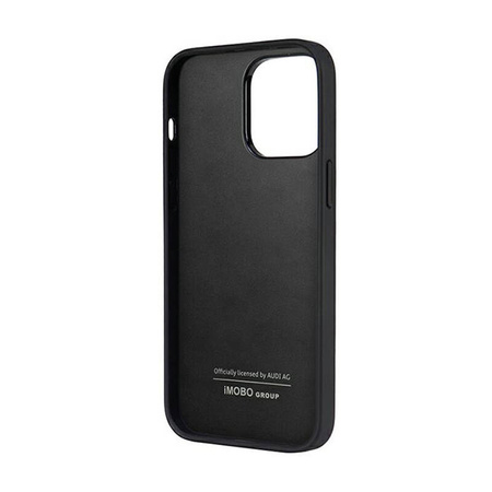 Audi Synthetic Leather - Etui iPhone 14 Pro Max (Czarny) (AU-TPUPCIP14PM-TT/D1-BK)