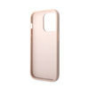 Guess 4G Big Metal Logo - Etui iPhone 15 Pro (różowy) (GUHCP15L4GMGPI)