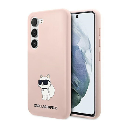 Karl Lagerfeld Silicone NFT Choupette - Etui Samsung Galaxy S23+ (różowy) (KLHCS23MSNCHBCP)