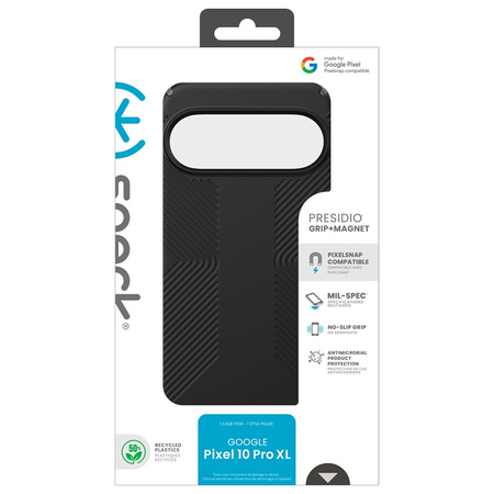 Speck Presidio2 Grip Magnet - Etui Google Pixel 10 Pro XL (Black/Slate Grey) (150943-3205)