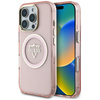 Guess IML Metal Mountain Logo MagSafe - Etui do iPhone 16 Pro Max (różowy) (GUHMP16XHFGTMSLSP)