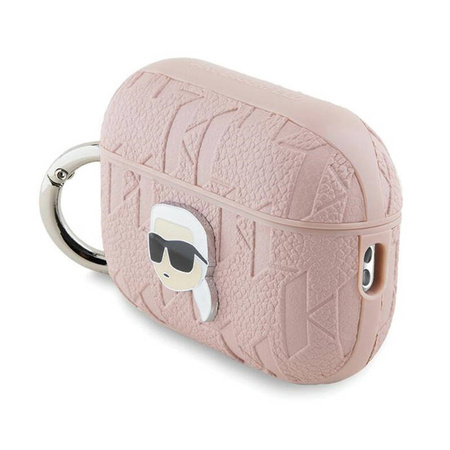 Karl Lagerfeld Monogram Karl Head - Etui AirPods Pro 2 (różowy) (KLAP2PGKIPP)