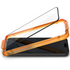 Spigen Alm Glass FC 2-Pack - Szkło hartowane do iPhone 15 2 szt (Czarna ramka) (AGL06906)