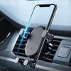 Crong Gravity Auto-Lock Car Holder – Uchwyt samochodowy grawitacyjny do telefonu 4,7”-6,5” (czarny) (CRG-CH5-BLK)