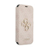 Guess Booktype 4G Big Metal Logo - Etui iPhone 13 Pro Max (różowy) (GUBKP13X4GMGPI)