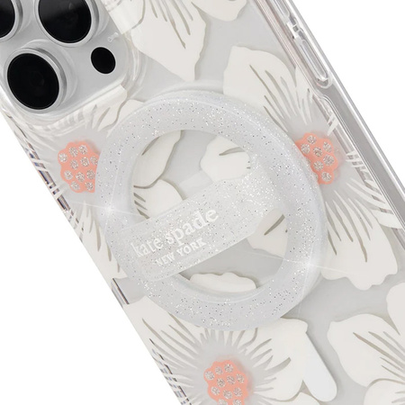 Kate Spade New York Magnetic Loop Grip - Uchwyt MagSafe na palec (The Sparkle Silver) (KS053400)