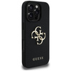 Guess Grained Big 4G Logo Small Classic Logo - Etui do iPhone 16 Pro (czarny) (GUHCP16LPGT4MBK)