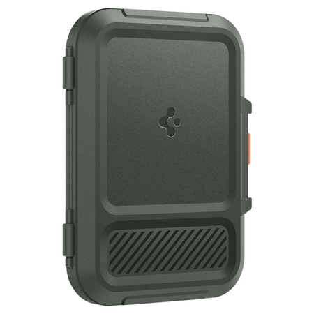 Spigen Lock Fit MagSafe - Portfel magnetyczny (Military Green) (AFA08528)