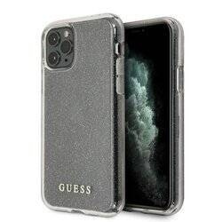 Guess Glitter Case - Etui iPhone 11 Pro (Silver) (GUHCN58PCGLSI)