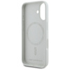 Karl Lagerfeld Silicone Double Heads And Circle MagSafe - Etui do iPhone 16 (beżowy) (KLHMP16SSKCHTCE)