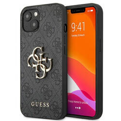 Guess 4G Big Metal Logo - Etui iPhone 13 (szary) (GUHCP13M4GMGGR)