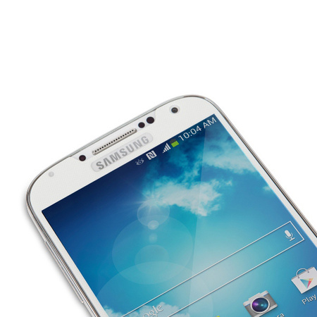 Moshi iVisor XT - Przezroczysta folia ochronna Full Face Samsung Galaxy S4 (biały) (99MO020939)
