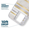 Case-Mate Pearl Stripes MagSafe - Etui iPhone 14 Pro zdobione masą perłową (Pearl Stripes) (CM049226)