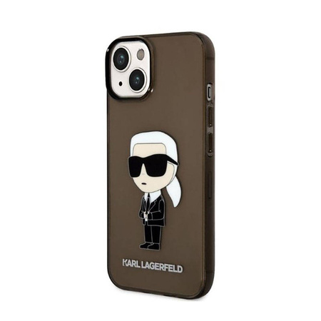 Karl Lagerfeld IML NFT Ikonik - Etui iPhone 14 Plus (czarny) (KLHCP14MHNIKTCK)