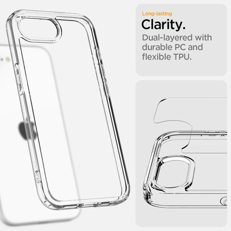 Spigen Ultra Hybrid - Etui do iPhone 16e (Przezroczysty) (ACS09160)