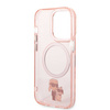 Karl Lagerfeld IML NFT Karl & Choupette Magsafe - Etui iPhone 14 Pro Max (różowy) (KLHMP14XHNKCIP)