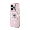 Karl Lagerfeld IML Choupette MagSafe - Etui iPhone 15 Pro (różowy) (KLHMP15LHFCCNOP)