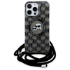 Karl Lagerfeld IML Crossbody Monogram Karl & Choupette Head MagSafe - Etui iPhone 16 Pro (czarny) (KLHMP16LHCKCKLCK)