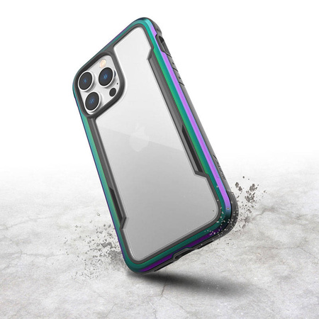 X-Doria Raptic Shield - Etui aluminiowe iPhone 14 Pro Max (Drop-Tested 3m) (Iridescent) (494106)