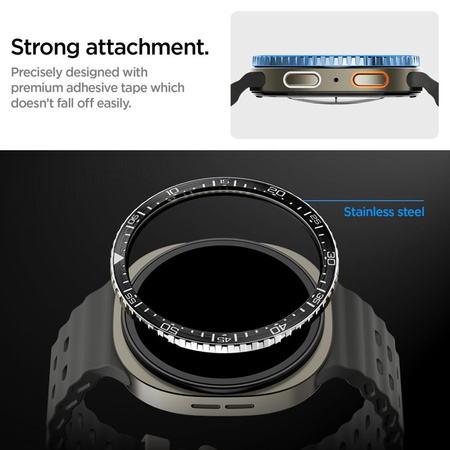Spigen Bezel Tune Diver - Obudowa / Pierścień ochronny do Samsung Galaxy Watch 8 44 mm (Black) (ACS10008)