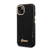 Guess Croco Collection – Etui iPhone 14 Plus (czarny) (GUHCP14MHGCRHK)