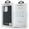 Karl Lagerfeld FW Metal Plate MagSafe - Etui iPhone 16 Pro (czarny) (KLHMP16LPGMSRPK)