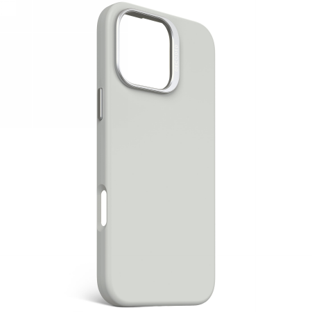 Decoded AntiMicrobial Silicone Backcover - silikonowa obudowa ochronna do iPhone 16 Pro Max kompatybilna z MagSafe (stone gray) (D25IPO16PMBCS9SY)