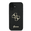 Guess Fixed Glitter Big 4G - Etui iPhone 16 Plus (czarny) (GUHCP16MHG4SGK)