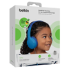 Belkin Słuchawki dla dzieci, nauszne, niebieskie (AUD004BTBL)
