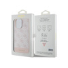 Guess 4G Bottom Stripe Collection - Etui iPhone 15 Pro Max (różowy) (GUHCP15XG4GLPI)