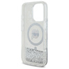Karl Lagerfeld Liquid Glitter Karl Head MagSafe - Etui iPhone 16 Pro (przezroczysty) (KLHMP16LLGKISGH)