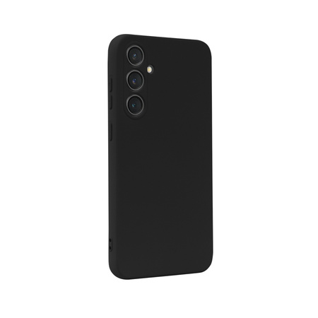 Crong Color Cover - Etui Samsung Galaxy S23 FE (czarny) (CRG-COLR-SGS23FE-BLK)