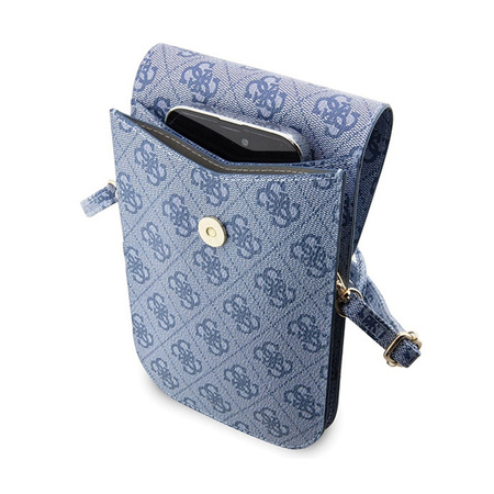 Guess 4G Stripes - Torebka crossbody na telefon (niebieski) (GUWBP4RPSB)