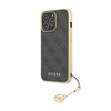 Guess 4G Charms Collection - Etui iPhone 14 Pro (szary) (GUHCP14LGF4GGR)