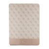 Guess 4G Stripe Allover - Etui iPad Pro 12.9" (2022-2020) (Różowy) (GUFCP12PS4SGP)
