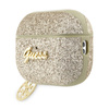 Guess 4G Glitter Flake - Etui AirPods Pro 2 (złoty) (GUAP2GLGSHD)