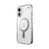 Speck Presidio Perfect-Clear ClickLock & MagSafe - Etui iPhone 16 (Clear / Chrome Finish / Serene Silver) (150691-3199)