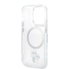 Karl Lagerfeld IML NFT Karl & Choupette Magsafe - Etui iPhone 14 Pro (przezroczysty) (KLHMP14LHNKCIT)