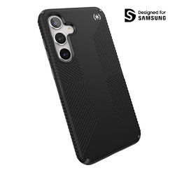 Speck Presidio2 Grip - Etui Samsung Galaxy S24+ (Black/Slate Grey/White) (150616-3205)