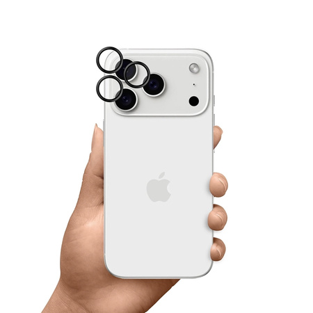 3mk HARDY Lens Protection Pro - Szkło na obiektyw aparatu iPhone 17 Pro / iPhone 17 Pro Max (Black) (3MK_5903108664271)