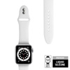 Crong Liquid - Pasek do Apple Watch 44/45/46/49 mm (biały) (CRG-44LQB-WHI)